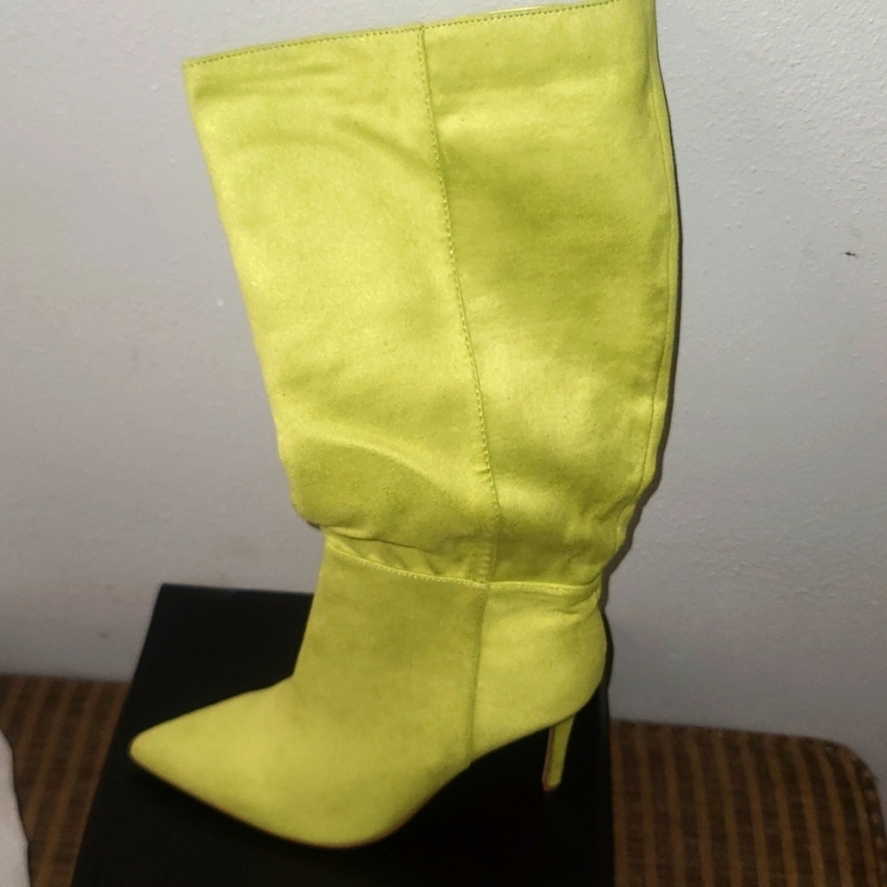 Lime Green boots